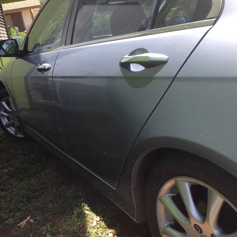 After Maui Dent Dude Paintless Dent Repair